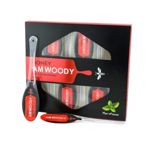 AM Woody Mint Spoon Honey 6ct | | Item No.: 4022