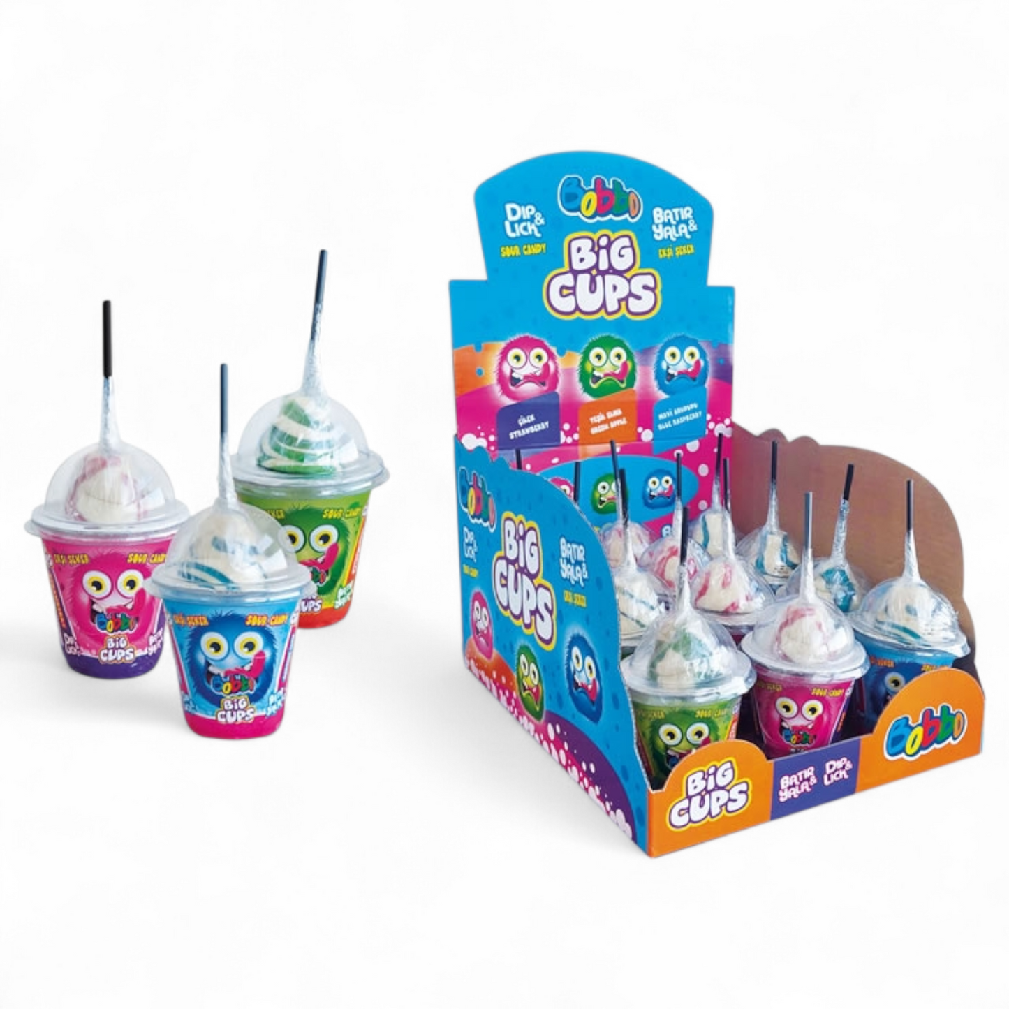 Bobbo Gel Lollipop 45g 12ct