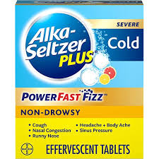 Alka-Seltzer Plus 20Effervescent Tablets Citrus | Item No:1324