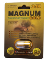 Magnum Gold 24K Capsule – Individually Sealed Single-Capsule Pack| | Item No.: 159