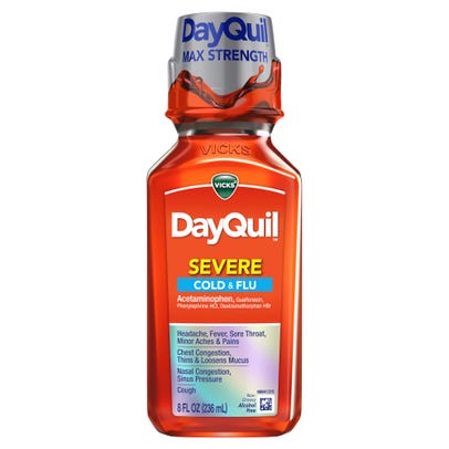 Vicks DayQuil Severe Cold & Flu Relief Liquid 8 Fl Oz | Item No: 229