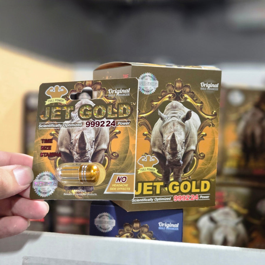 Jet Gold 999224 card and display box
