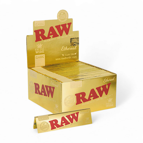 Raw Paper (Gold King Size) Paper 50ct par box