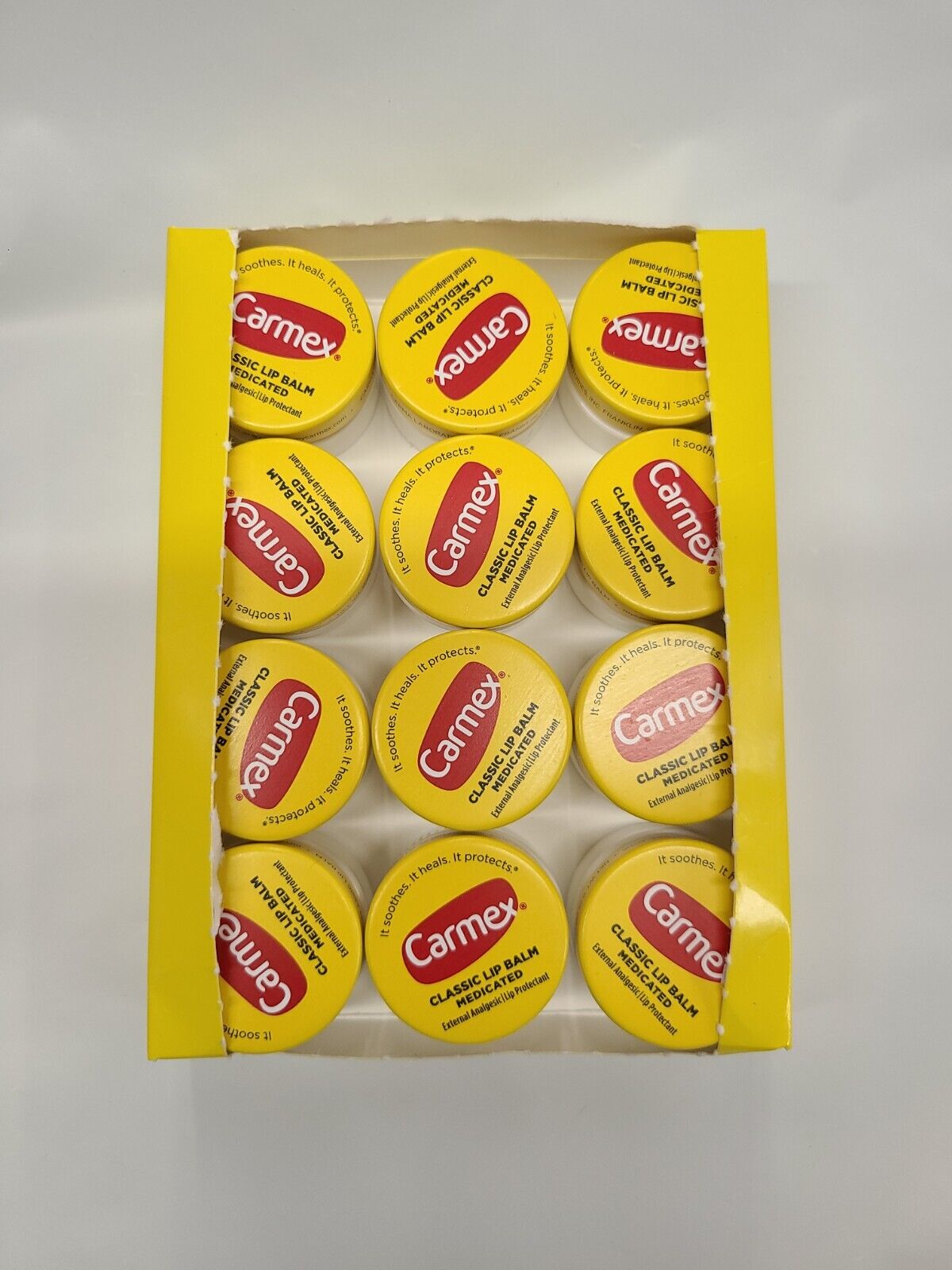 Carmex Moisturizing Lip Balm Original, 0.25 oz (12 count pack) | Item no.: 294