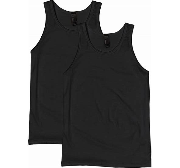 Tank Top Black Shirts 6ct | Item no.: N/A