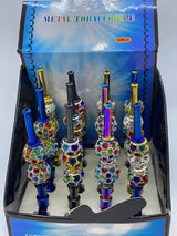 Metal Pipe with diamond balls 1/12 ct. | Item No.: 1104
