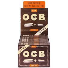 OCB Virgin 1 1/4 +Tips 24 ct | Item No: 1231