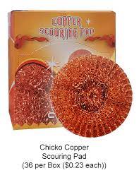 Chicko Copper Scouring Pap 1Box