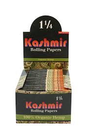 Kashmir 100% Organic Reliable Rolling Paper Holds 1 1/4 in Size, Pack of 50 | Item no.: 2050