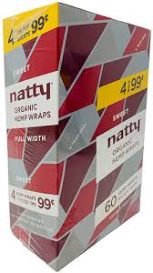 Natty Organic Hemp Sweet Wraps 60 ct. | Item no. 2115-S