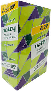 Natty Organic Hemp White Grape Wraps | Item no.: 2115-WG