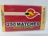Matches Wooden 250 pc 1/2 ct | | Item No.: 509