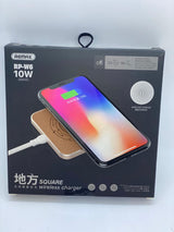 REMAX RP-W6 10W Fast Wireless Charging Pad – Square Qi Phone Charger with USB-C Cable| Item no.: 884