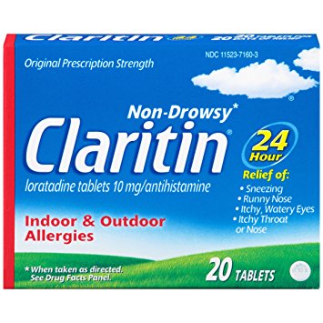 Claritin 24 Hour Allergy Tablets, 20 Count | Item No: 61