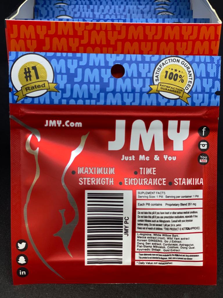 JMY Male Enhancement(capsules) | Item No: 1587