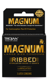 Trojan Magnum Ribbed 6 ct. | Item No.: 510