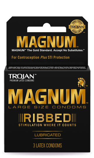 Trojan Magnum Ribbed 6 ct. | Item No: 510