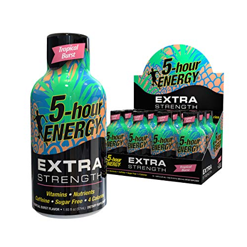 5 Hour Extra Strength Energy Shots- Tropical Burst (12 per pack) | Item no.: 2120